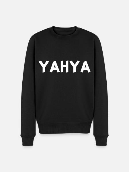Yahya - Men's Premium Organic Jumper - black