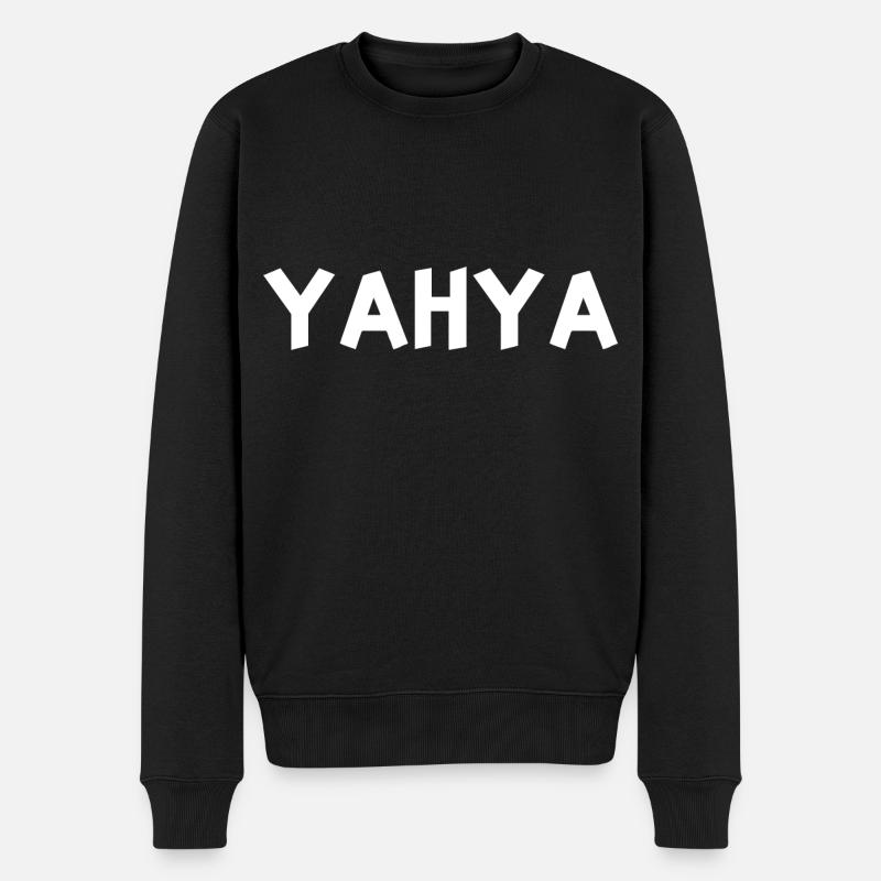 Yahya - Pull Premium bio Homme - noir