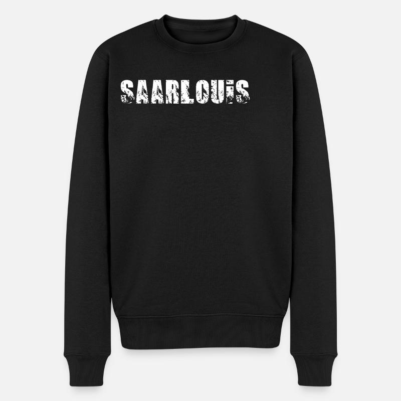Saarlouis - Männer Premium Bio Pullover - Schwarz