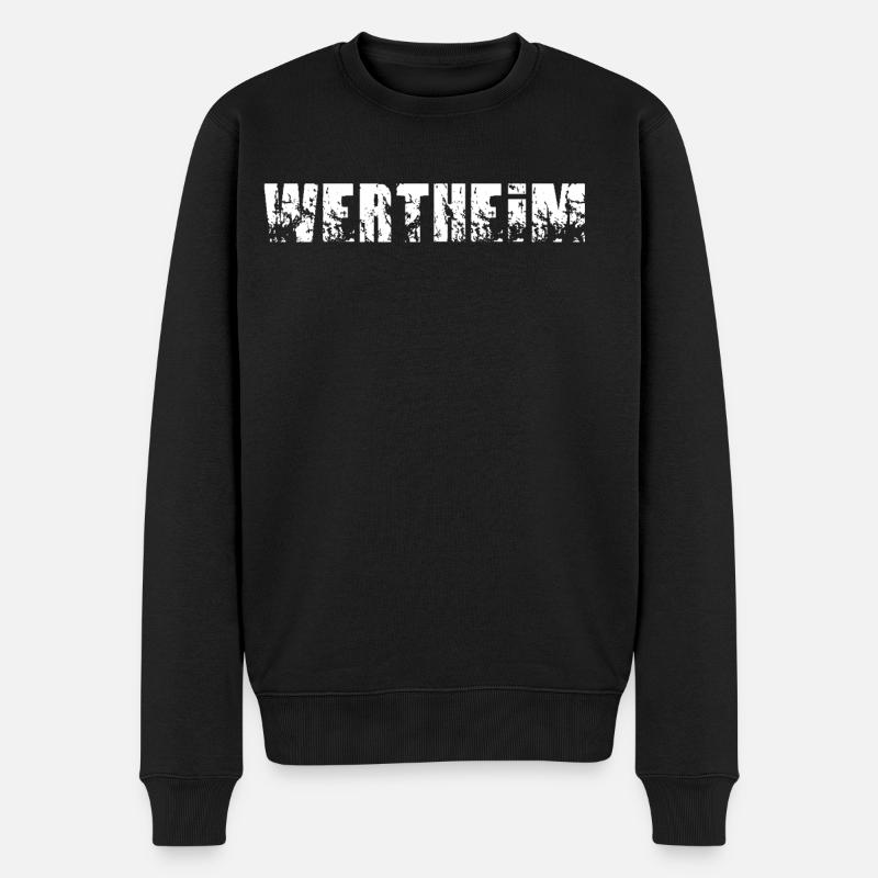 Wertheim - Männer Premium Bio Pullover - Schwarz