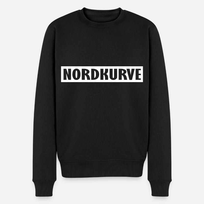 Im Stadium Nordkurve - Männer Premium Bio Pullover - Schwarz