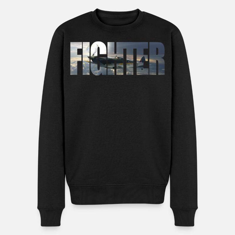 Chasseur Spitfire - Pull Premium bio Homme - noir