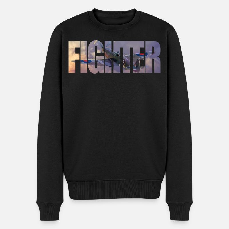 Chasseur Spitfire - Pull Premium bio Homme - noir