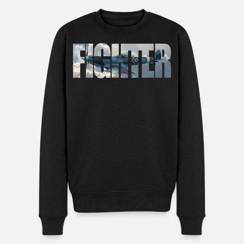 Chasseur Spitfire - Pull Premium bio Homme - noir