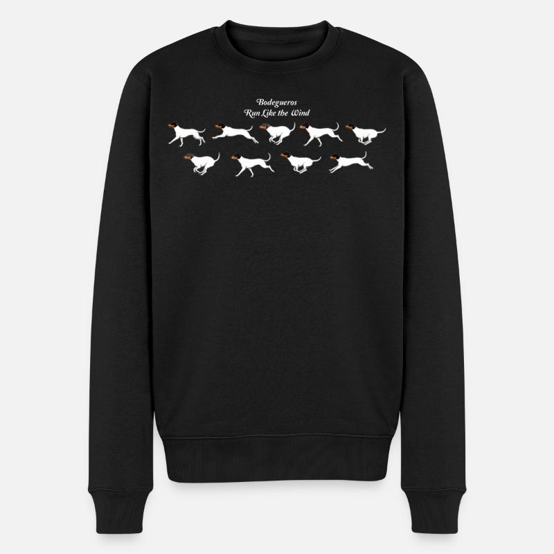 Bodegueros Run Like The Wind - Männer Premium Bio Pullover - Schwarz