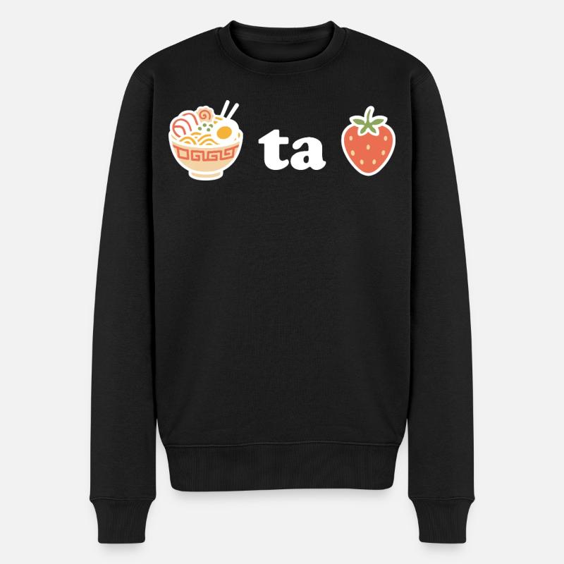 Bringen Sie Ihre Erdbeere zurück - Bringen Sie Ihre Erdbeere zurück - Männer Premium Bio Pullover - Schwarz