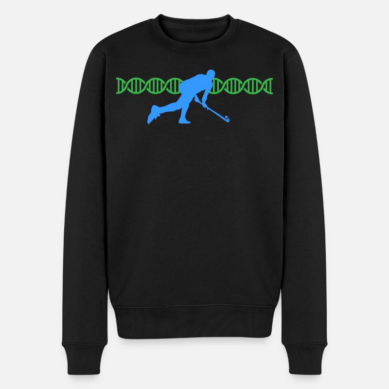 Feldhockey DNA Hockey DNS | Farben änderbar - Männer Premium Bio Pullover - Schwarz