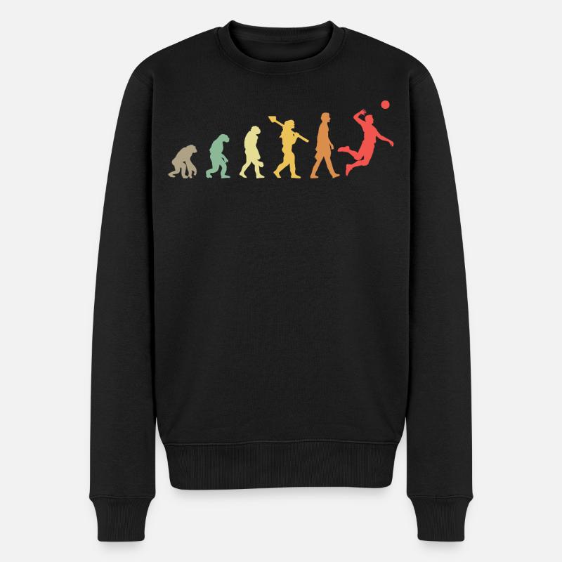 Joueurs de volley-ball Evolution - Pull Premium bio Homme - noir