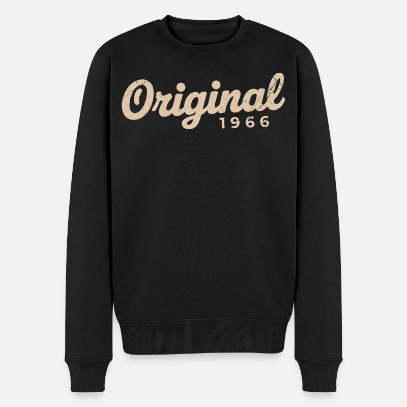 Cadeau d’anniversaire 1966 | Nées en 1966 - Pull Premium bio Homme - noir