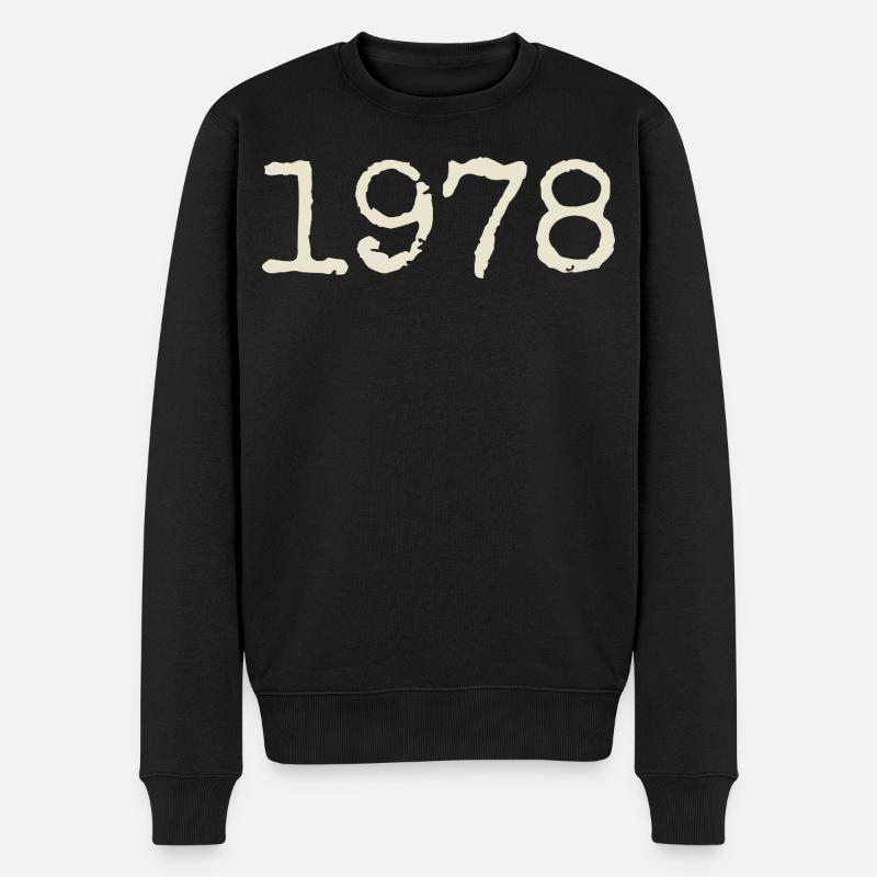 Cadeau Anniversaire 1978 - Génial depuis 1978 - Pull Premium bio Homme - noir