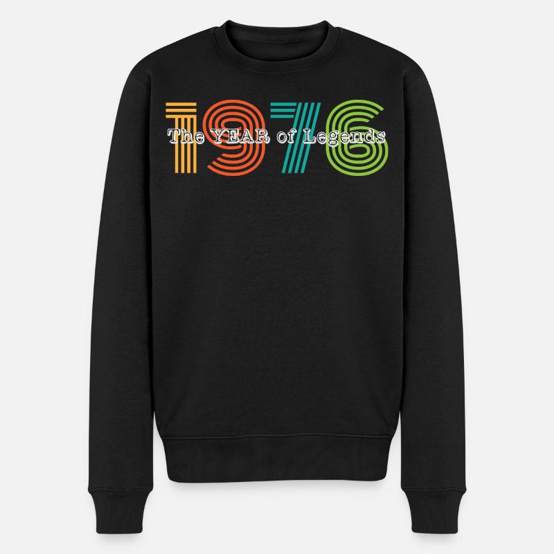 Millésime 1976 - Pull Premium bio Homme - noir