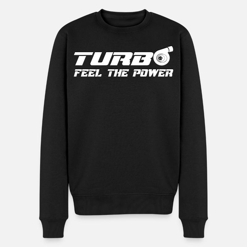 Turbo - Pull Premium bio Homme - noir