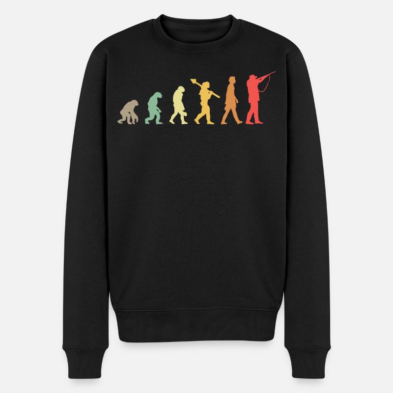 Évolution Chasse Chasseurs - Pull Premium bio Homme - noir