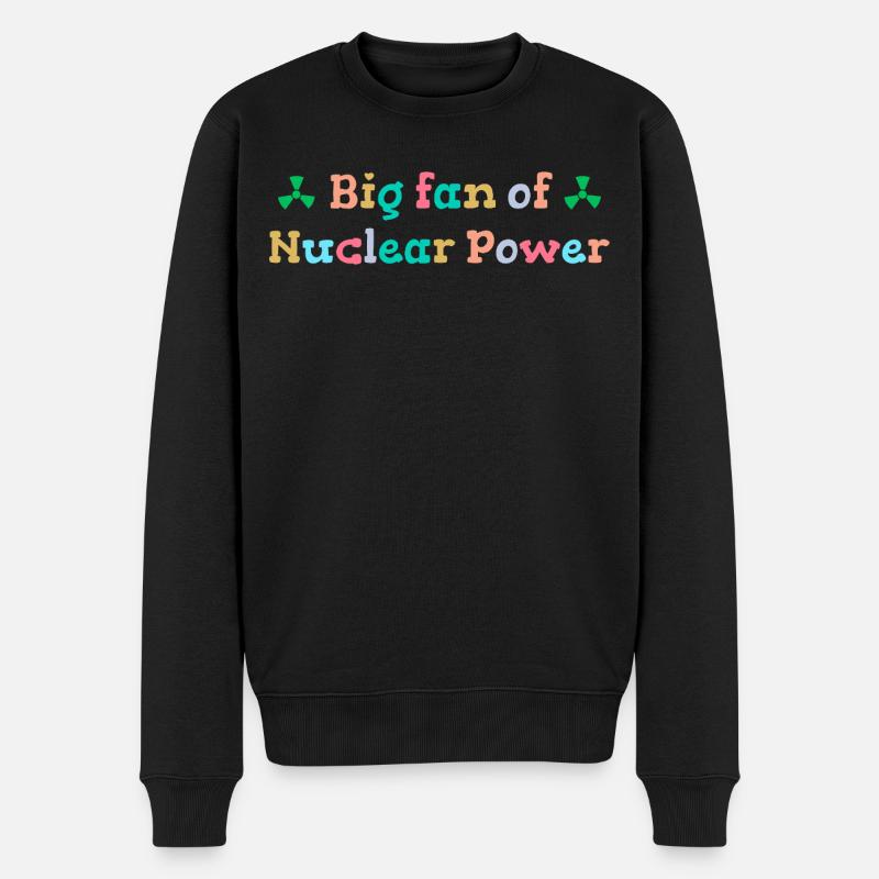 Grand fan d’énergie nucléaire - Pull Premium bio Homme - noir