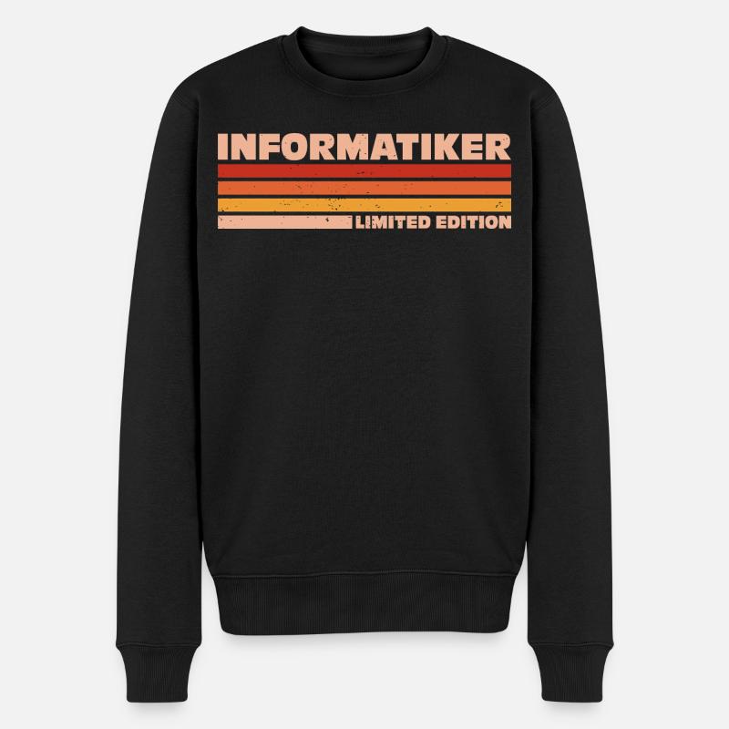 Informaticien en informatique - Pull Premium bio Homme - noir