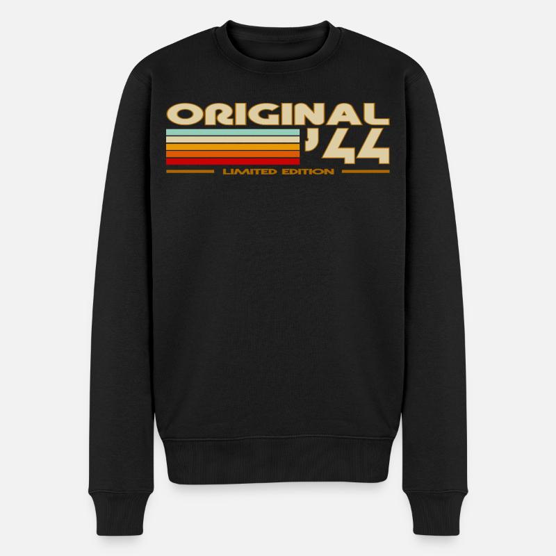 1944 - Männer Premium Bio Pullover - Schwarz