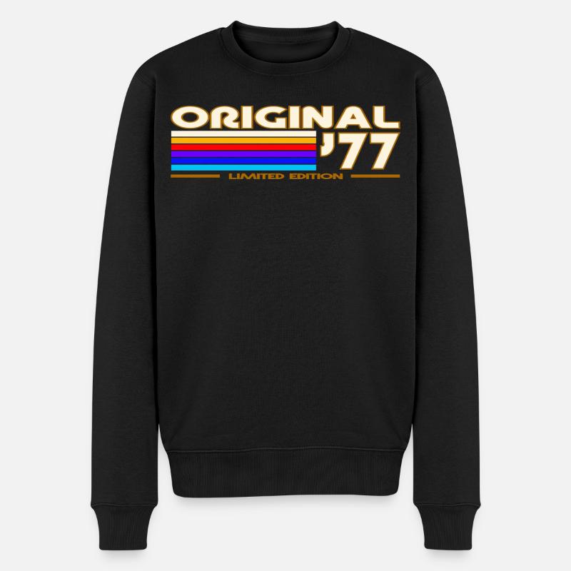 Original 77 Arcenciel Retro - Pull Premium bio Homme - noir