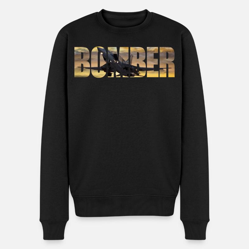 Bomber Tu-22 M3 - Men's Premium Organic Jumper - black