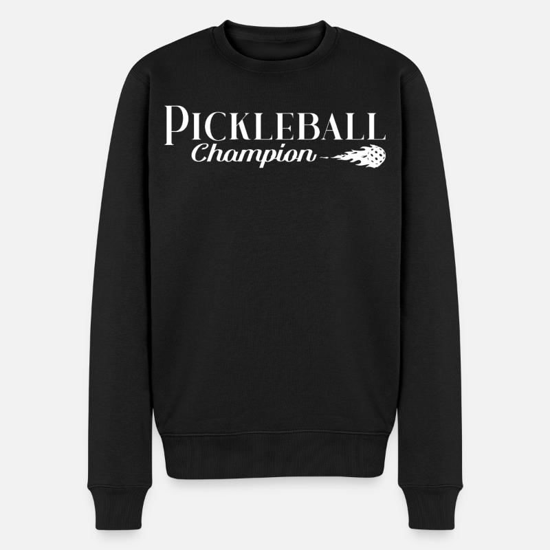 Pickleball - Pull Premium bio Homme - noir