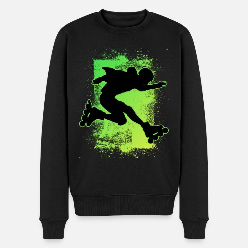 Rollerblades Rollerblades - Männer Premium Bio Pullover - Schwarz