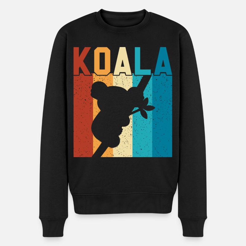 Koala - Pull Premium bio Homme - noir
