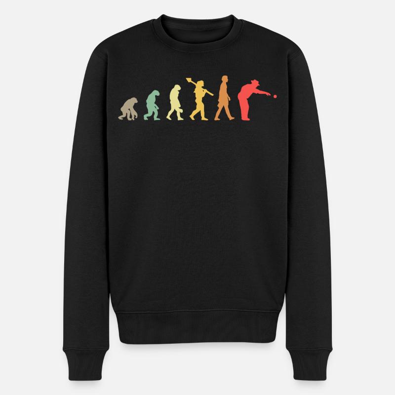 Evolution Boule - Men's Premium Organic Jumper - black