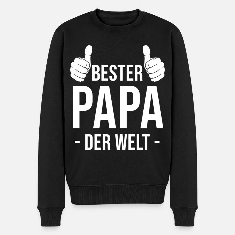 Meilleur papa - Pull Premium bio Homme - noir