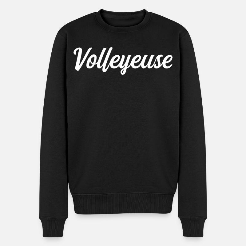 Volleyeuse - Pull Premium bio Homme - noir