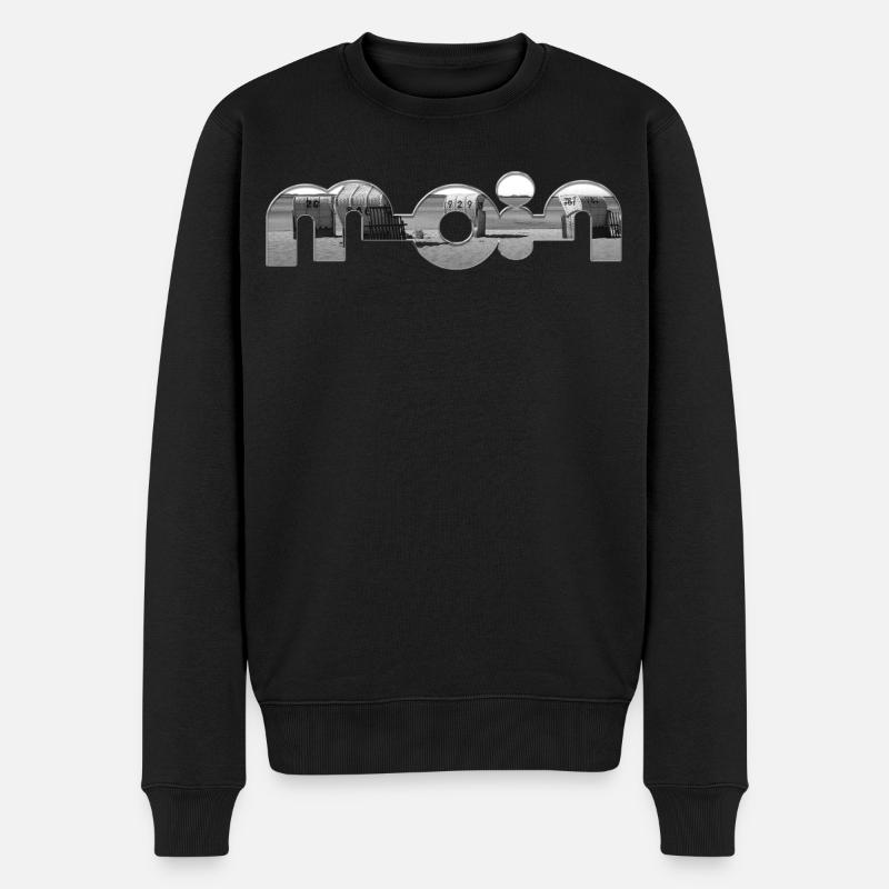 Hello - Men's Premium Organic Jumper - black