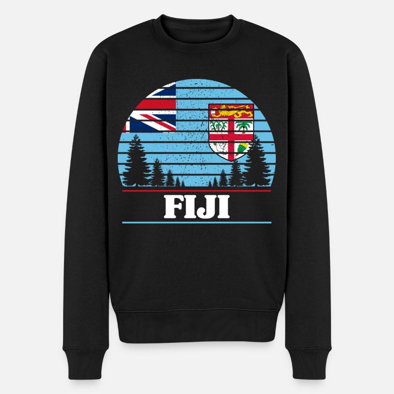 Fidji - Pull Premium bio Homme - noir