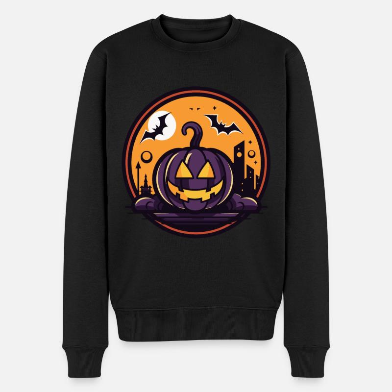Fête halloween - Pull Premium bio Homme - noir