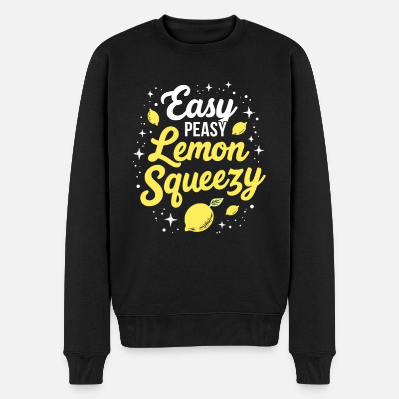 Citron facile - Pull Premium bio Homme - noir