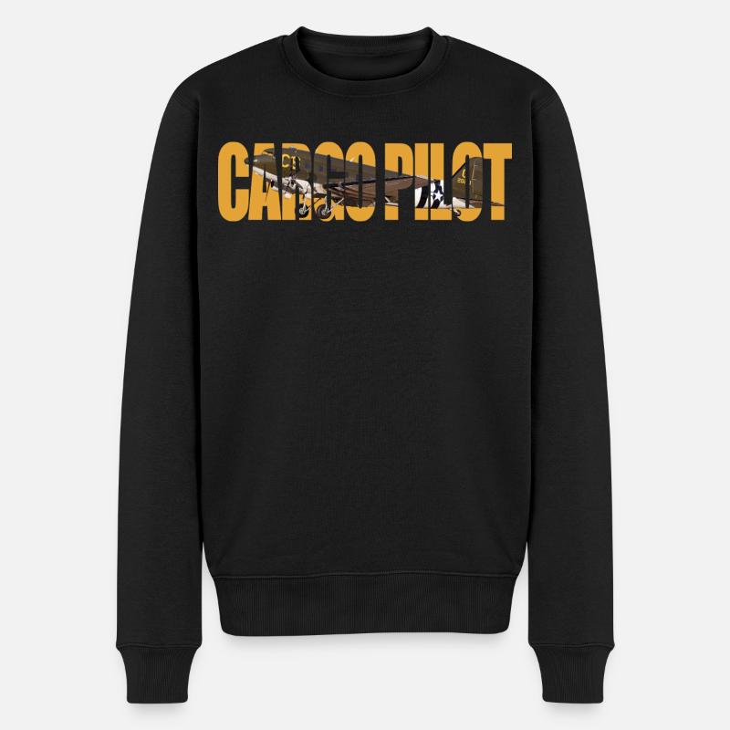 Pilote cargo C-47 - Pull Premium bio Homme - noir