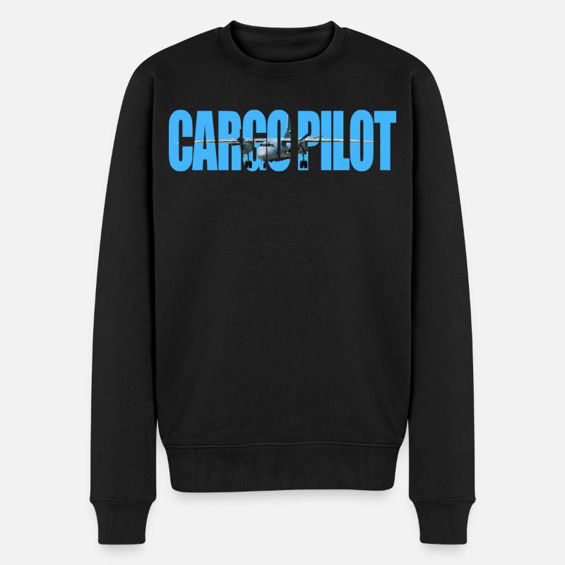 Pilote cargo An-26 - Pull Premium bio Homme - noir