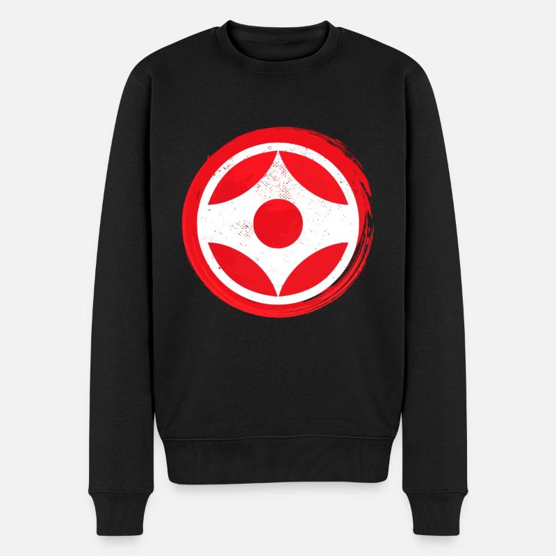 Logo de Karaté Kyokushin - Pull Premium bio Homme - noir