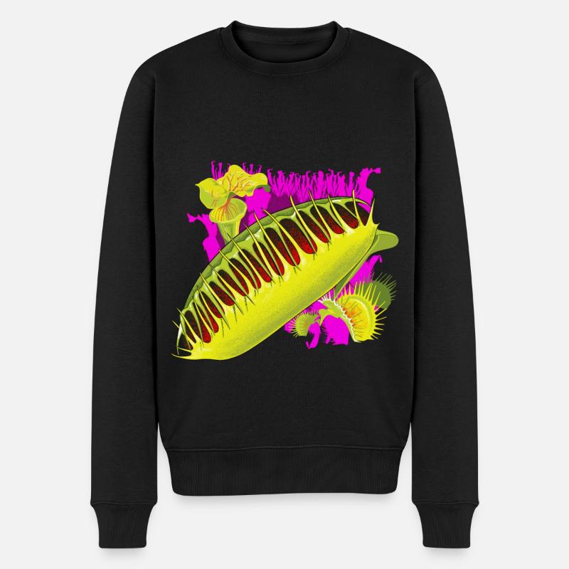 Carnivorous Monster - Männer Premium Bio Pullover - Schwarz