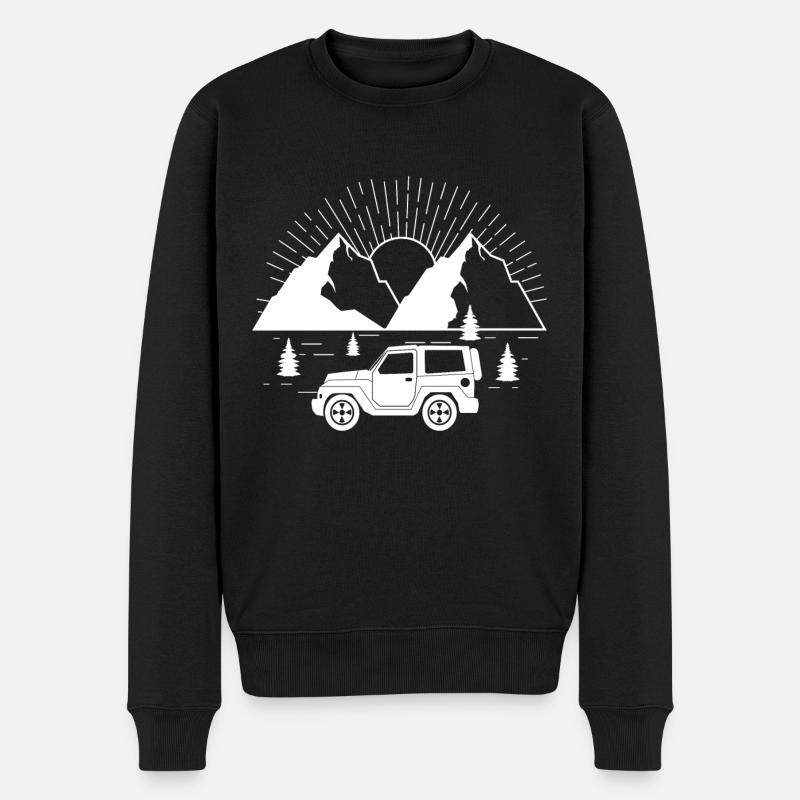 4x4 off road - Pull Premium bio Homme - noir