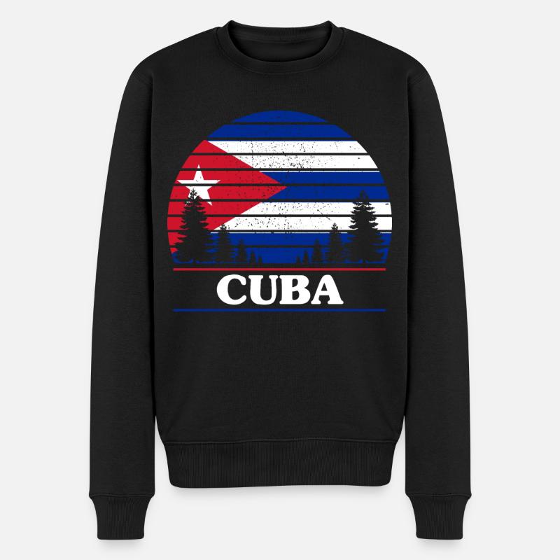 Cuba - Pull Premium bio Homme - noir