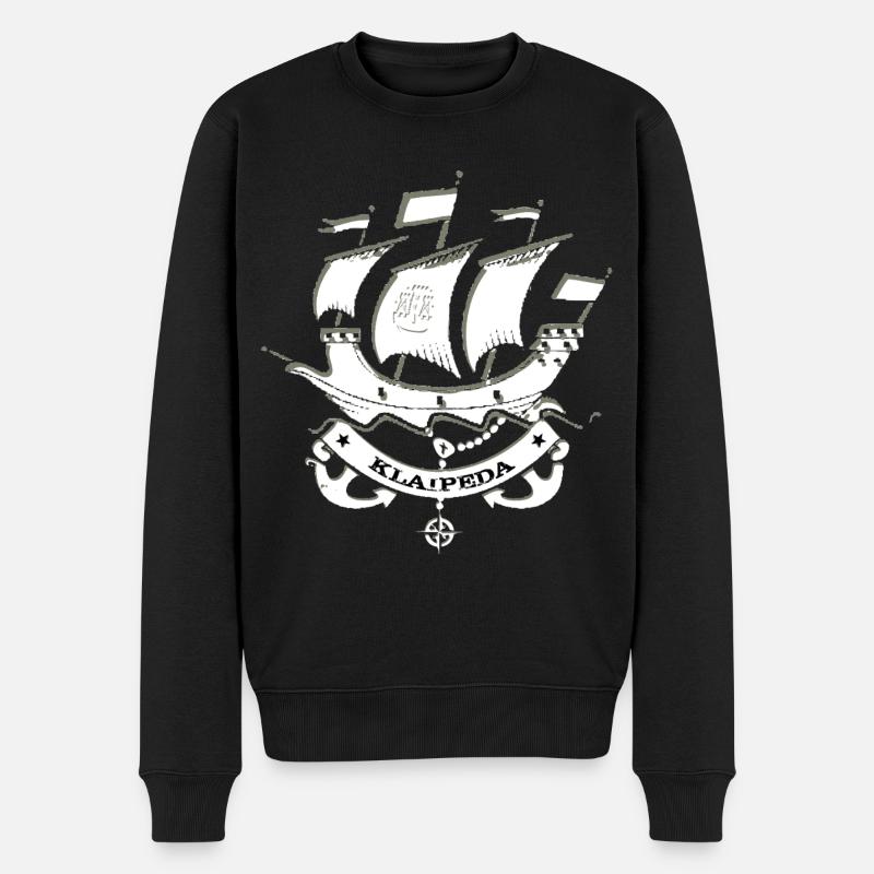 Klaipeda Lituanie - Pull Premium bio Homme - noir