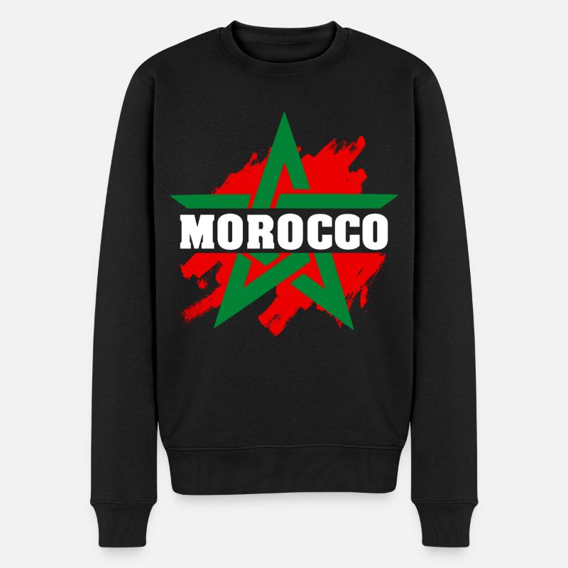 Maroc - Pull Premium bio Homme - noir