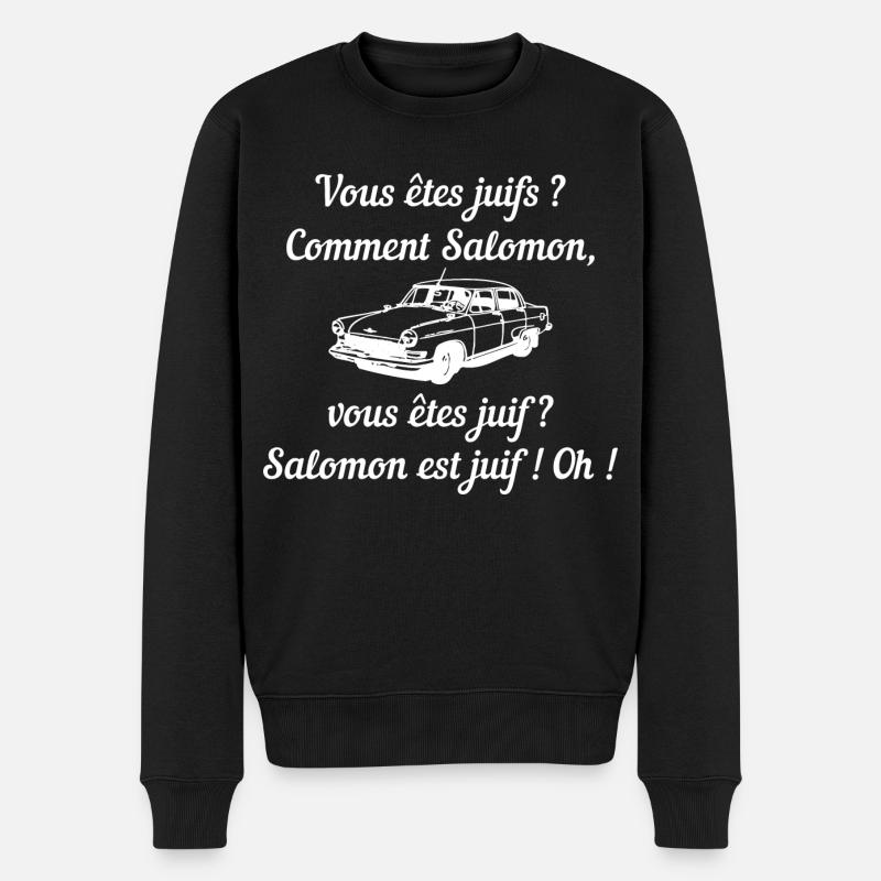 Rabbi Jacob - Pull Premium bio Homme - noir