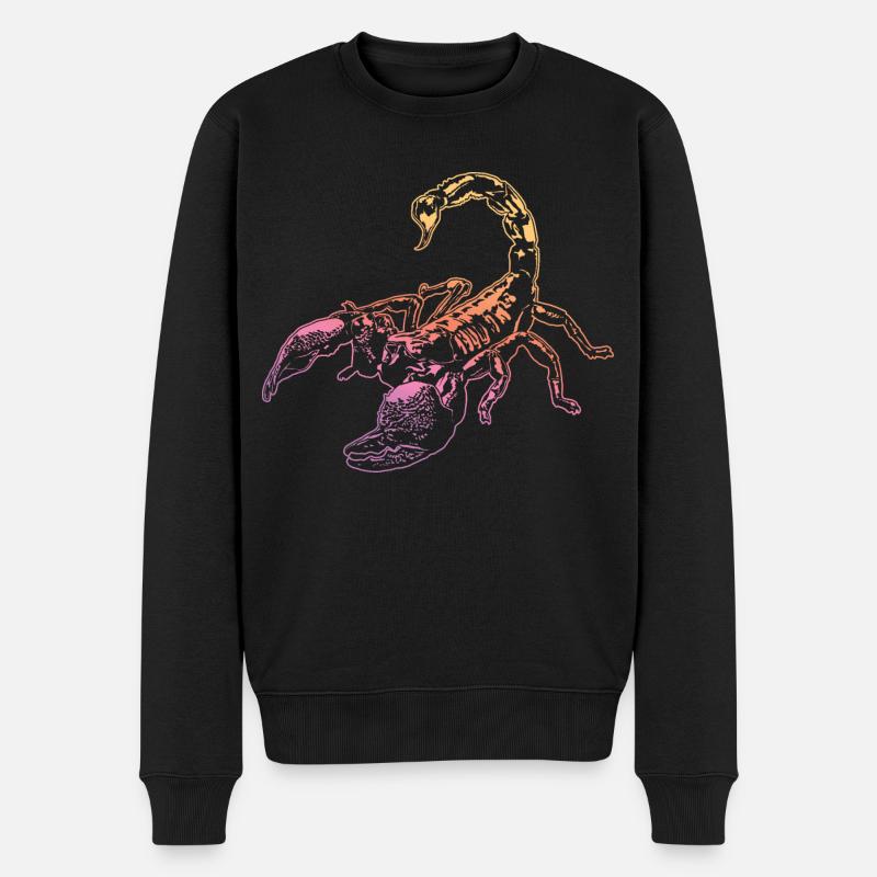 Cool Scorpion Insect Sketch Graphic Scorpion Lover - Pull Premium bio Homme - noir