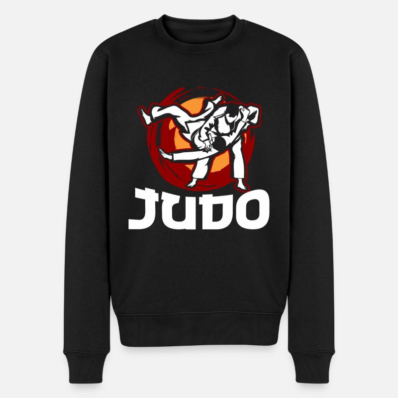 judo - Pull Premium bio Homme - noir