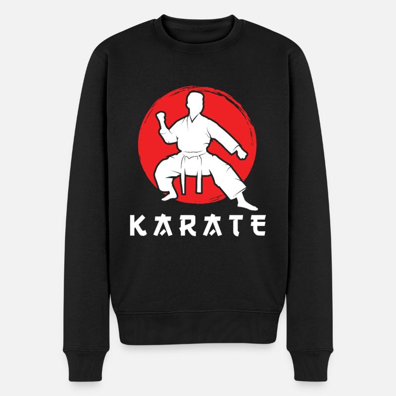 karaté - Pull Premium bio Homme - noir