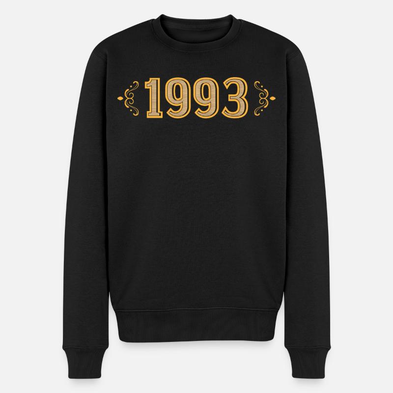 Legende seit 1993 Retro 1993 - Männer Premium Bio Pullover - Schwarz