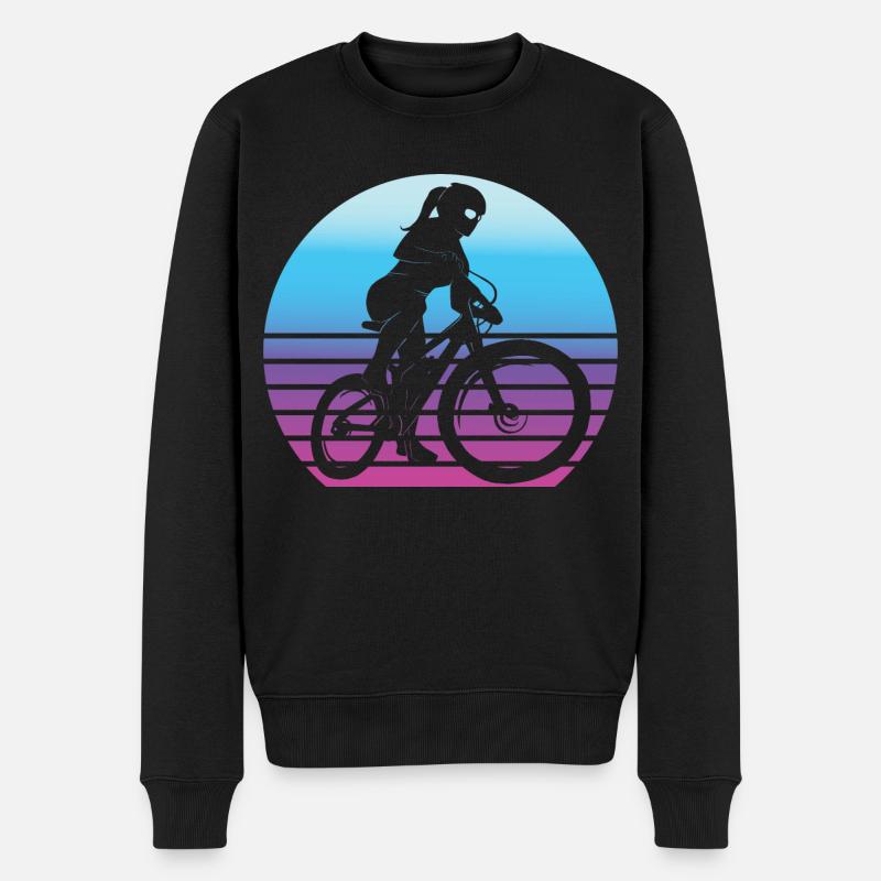 VTT VTT Filles VTT Biker - Pull Premium bio Homme - noir