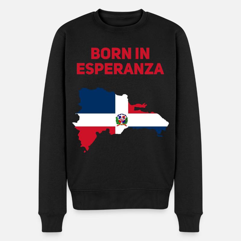 Esperanza République dominicaine - Pull Premium bio Homme - noir