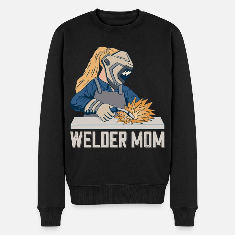 Welder Mama pour soudeurs et - Pull Premium bio Homme - noir