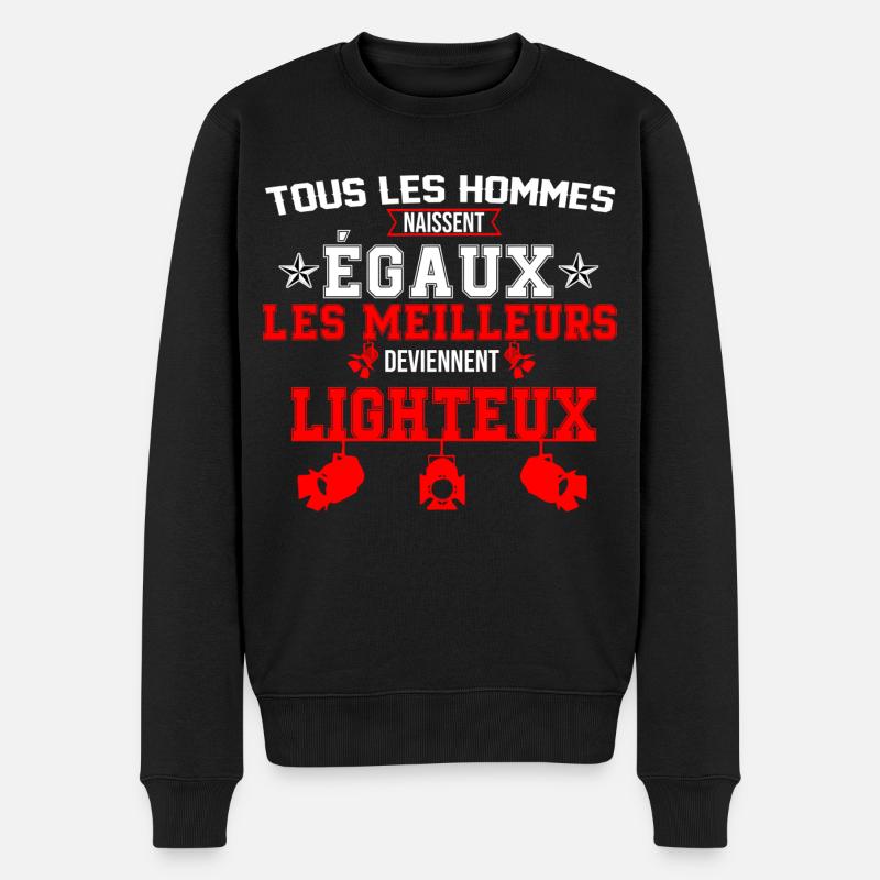 MEILLEUR LIGHTEUX - Pull Premium bio Homme - noir