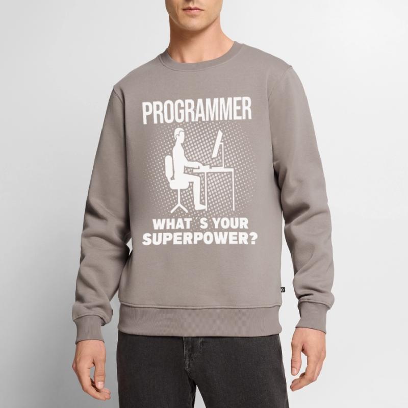 Programmierer Entwickler Programmierer Programmieren IT Computer Männer Premium Bio Pullover